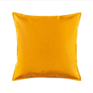 Homlly Tiio Basic Leather PU Cushion Cover
