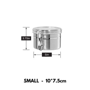 Homlly Stainless Steel Airtight Food  Storage Container with Locking Clamp