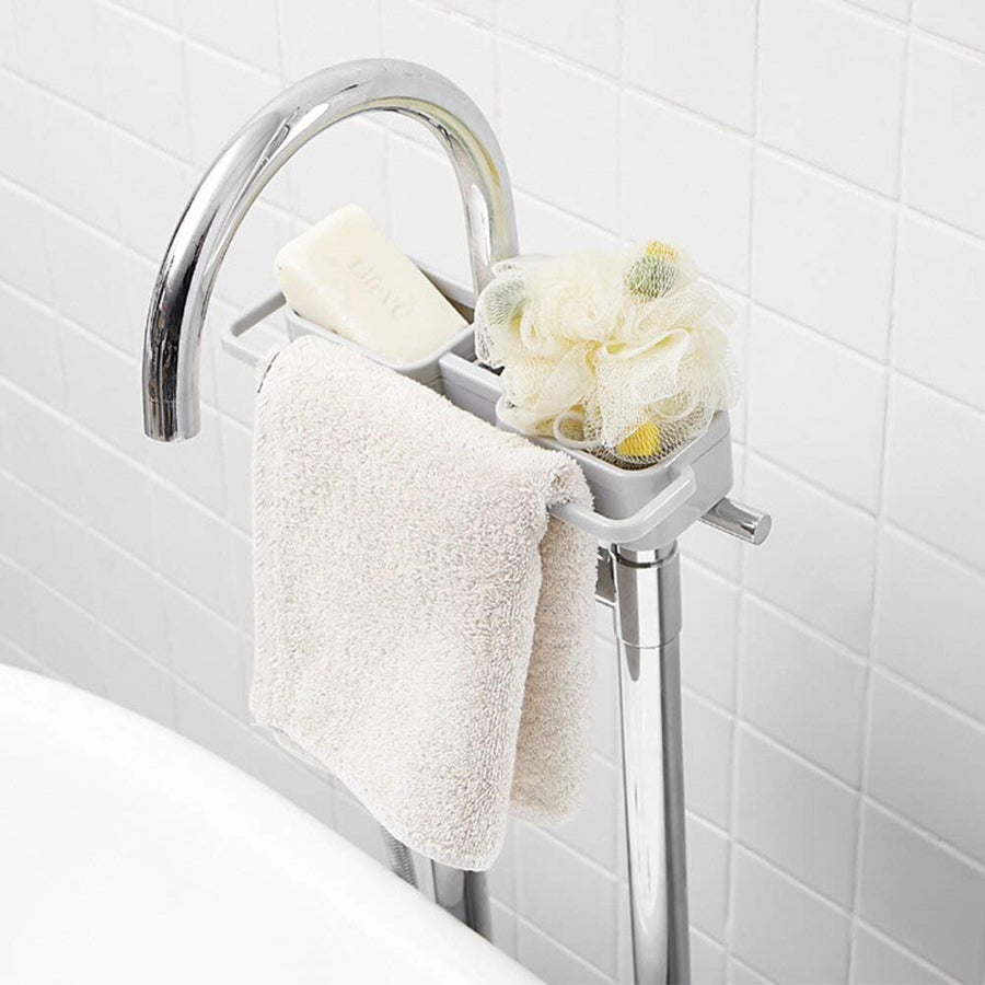 Homlly Dual Sink Caddy Sponge Holder