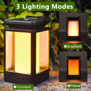 Homlly Outdoor Solar Lantern Lamp (3 modes）