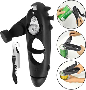 Homlly 8 in 1 Multifunctional Smooth Edge Can Openers