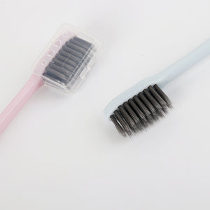 Homlly Charcoal Toothbrush w individual Cover (8pcs) - Homlly