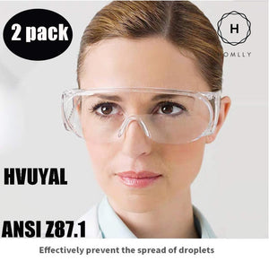 Homlly Protective Safety Medical Goggles (2pcs)