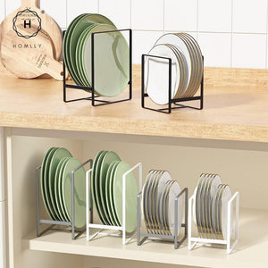 Homlly Kitchen Pot Plate Display Holders Organizer Rack