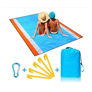 Homlly Sand Free Waterproof Beach Blanket Picnic Mat