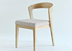 Akita Ash Wood Chair - Homlly