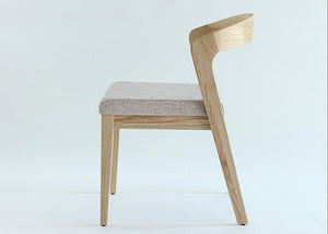 Akita Ash Wood Chair - Homlly