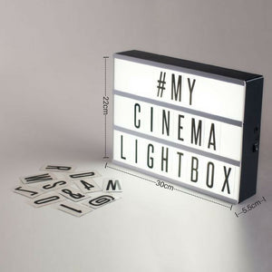 DIY Cinema Light Box - Homlly