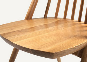 Brown Enkel Oak Chair - Homlly