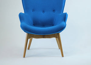 Grant Blue Lounge Chair Set - Homlly