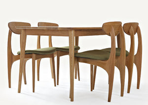 Damien Oak Wood Chair - Homlly