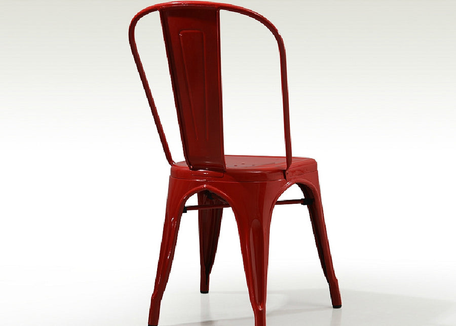 Red Tolix Iron Chair