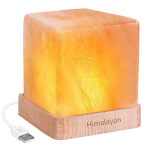 LED Himalayan Salt Cube Lamp