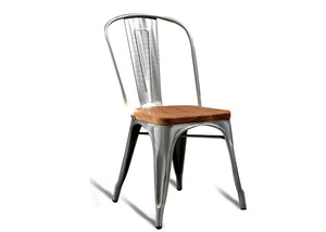 Homlly Tolix Wood Iron Chair