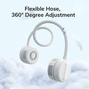 Homlly  360°Adjustable Bladeless Lightweight Portable Neck Fan