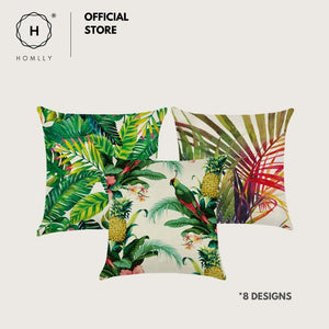 Homlly Hanalei Tropical Cushion Cover