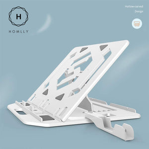 Homlly Rotatable Adjustable Laptop Stand with Handphone Holder