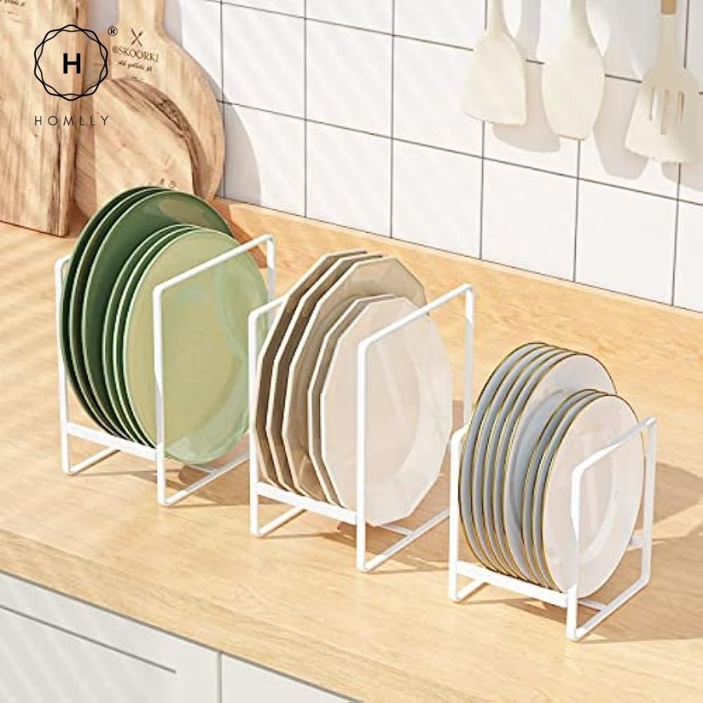 Kitchen Cabinet Vertical Plate Display Rack MODANU Plate Holder