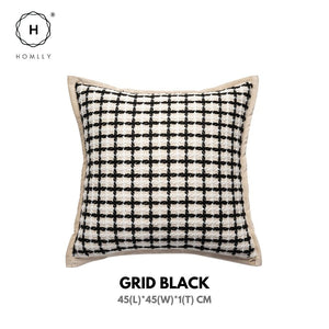 Homlly Houndstooth Bold Line Decorative Pillow Cushion Covers