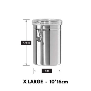 Homlly Stainless Steel Airtight Food  Storage Container with Locking Clamp