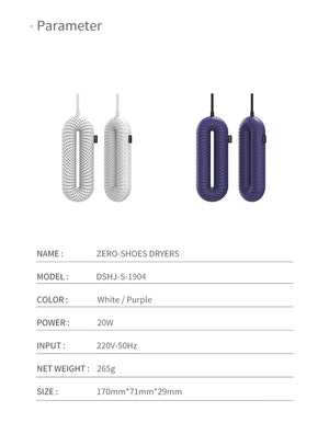 Xiaomi Portable UV Sterilizing Shoe Dryer