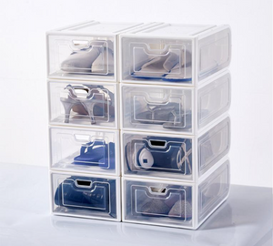 Homlly Stackable Storage Shoe Box
