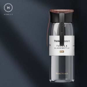 Homlly Tarsla BPA-Free  Glass Water Bottle (470ml)
