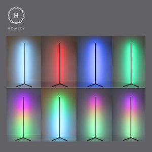 Homlly 300+ Color Changing Mood Lighting Corner Lamp with Bluetooth App and Remote Control