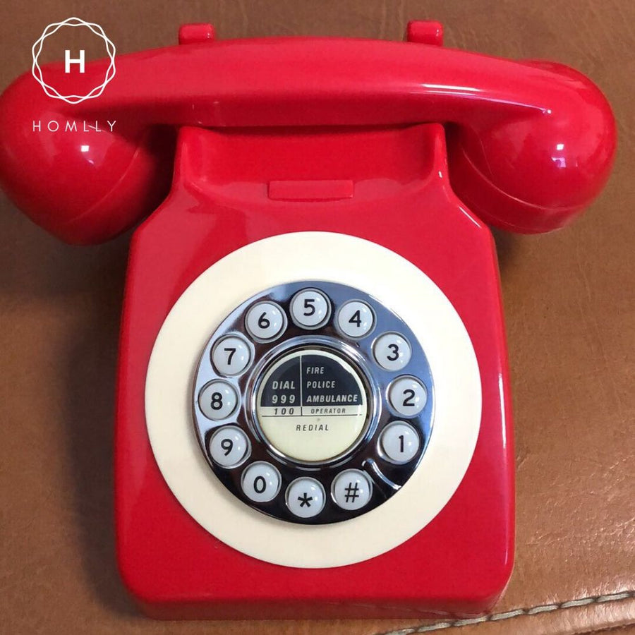 Homlly Retro Vintage Dial Phone