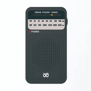 Homlly Portable Pocket Size FM/AM Radio with Loud Speaker