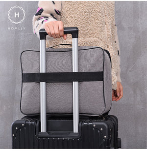 Homlly Multiple Layers Travel Document Bag with Lock