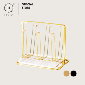Homlly Keii Cup Drying Rack Stand with Drain Tray