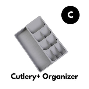 Homlly Drawer Organizer Tray for Cutlery and Knives