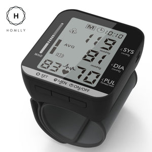 Homlly Wrist Blood Pressure Monitor (CE ROHS Approved)