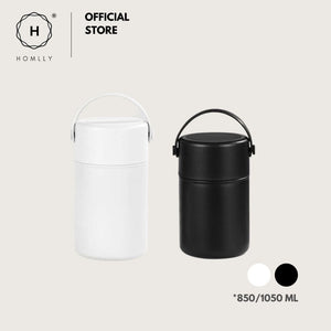 Homlly Stainless Steel Thermal Portable Lunch Food Soup Containers Mug (850ML/1050ML )