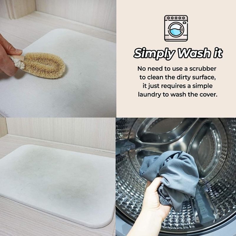 Washer And Dryer Covers Protector Mat, Diatomaceous Washing