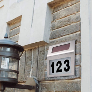 Homlly Large Digit Solar Lighted Address Sign House Number