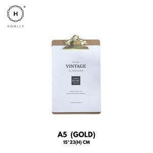 Homlly Keii Gold Buckle Clipboard (Various Sizes)